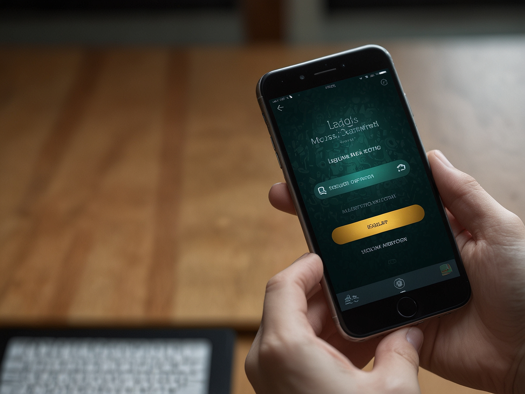 Secure login on mobile device